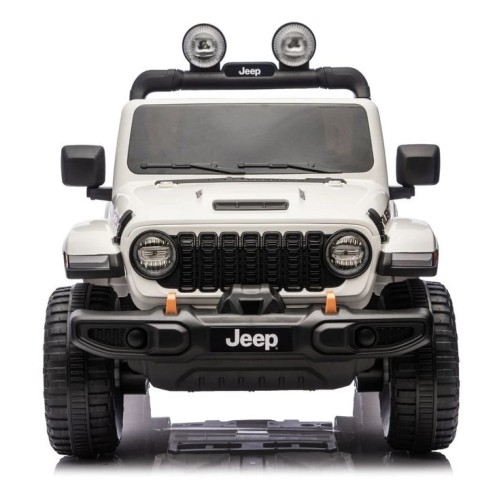 Ηλεκτροκίνητο Παιδικό Αυτοκίνητο Licensed Wrangler Rubicon Διθέσιο 24v λευκό με δερμάτινα καθίσματα και ελαστικά τύπου αυτοκινήτου Ηλεκτροκίνητο Παιδικό Αυτοκίνητο Licensed Wrangler Rubicon Διθέσιο 24v λευκό με δερμάτινα καθίσματα και ελαστικά τύπου αυτοκινήτου
