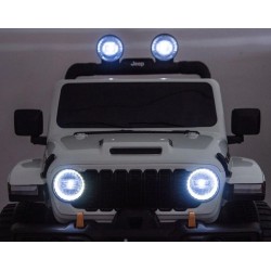 Ηλεκτροκίνητο Παιδικό Αυτοκίνητο Licensed Wrangler Rubicon Διθέσιο 24v λευκό με δερμάτινα καθίσματα και ελαστικά τύπου αυτοκινήτου Ηλεκτροκίνητο Παιδικό Αυτοκίνητο Licensed Wrangler Rubicon Διθέσιο 24v λευκό με δερμάτινα καθίσματα και ελαστικά τύπου αυτοκινήτου