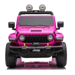 Ηλεκτροκίνητο Παιδικό Αυτοκίνητο Licensed Wrangler Rubicon Διθέσιο 24v ροζ με δερμάτινα καθίσματα και ελαστικά τύπου αυτοκινήτου Ηλεκτροκίνητο Παιδικό Αυτοκίνητο Licensed Wrangler Rubicon Διθέσιο 24v ροζ με δερμάτινα καθίσματα και ελαστικά τύπου αυτοκινήτου