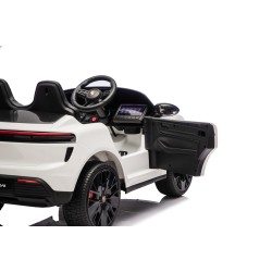 Ηλεκτροκίνητο παιδικό αυτοκίνητο Licensed Porsche Macan 12V σε λευκό