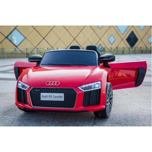 Ηλεκτροκίνητο Παιδικό Αυτοκίνητο Licensed Audi R8 Spyder 12V Κόκκινο