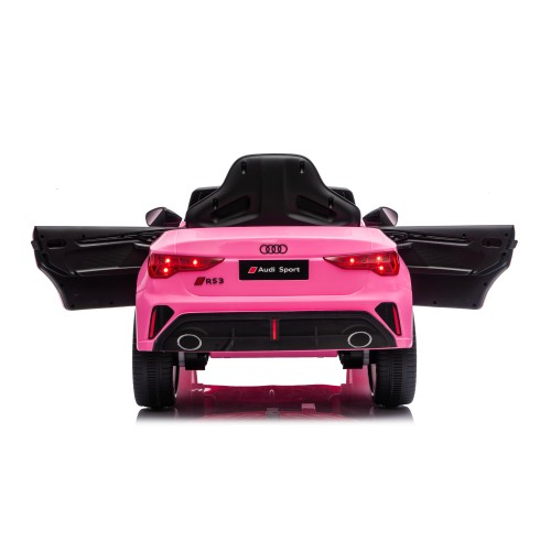 Ηλεκτροκίνητο παιδικό αυτοκίνητο Licensed Audi RS3 12V ροζ