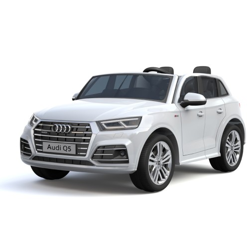 Ηλεκτροκίνητο Παιδικό Αυτοκίνητο AUDI Q5 διθέσιο License με δερμάτινο κάθισμα και ελαστικά 24V R/C Λευκό Two seats Ηλεκτροκίνητο Παιδικό Αυτοκίνητο AUDI Q5 διθέσιο License με δερμάτινο κάθισμα και ελαστικά 24V R/C Λευκό Two seats