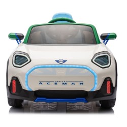 Ηλεκτροκίνητο Παιδικό Αυτοκίνητο Licensed Mini concept Aceman 12V σε λευκό