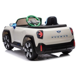 Ηλεκτροκίνητο Παιδικό Αυτοκίνητο Licensed Mini concept Aceman 12V σε λευκό