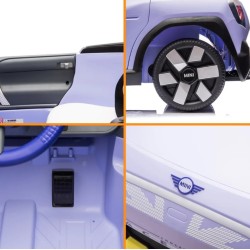 Ηλεκτροκίνητο Παιδικό Αυτοκίνητο Licensed Mini concept Aceman 12V σε μωβ