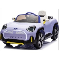 Ηλεκτροκίνητο Παιδικό Αυτοκίνητο Licensed Mini concept Aceman 12V σε μωβ