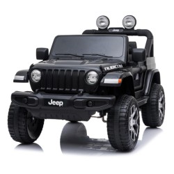 Ηλεκτροκίνητο Παιδικό Αυτοκίνητο Licensed Wrangler Rubicon Διθέσιο 12v Μαύρο 