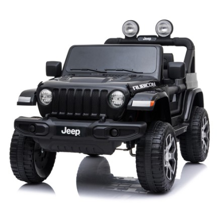 Ηλεκτροκίνητο Παιδικό Αυτοκίνητο Licensed Wrangler Rubicon Διθέσιο 12v Μαύρο 
