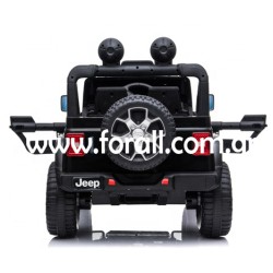 Ηλεκτροκίνητο Παιδικό Αυτοκίνητο Licensed Wrangler Rubicon Διθέσιο 12v Μαύρο 
