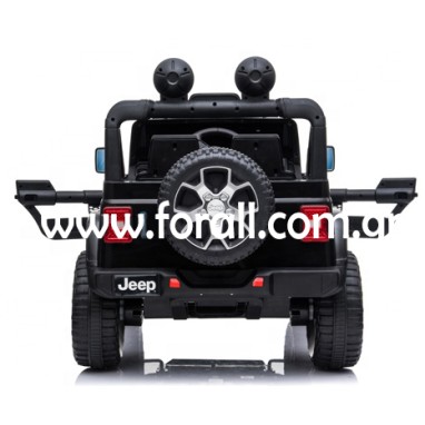 Ηλεκτροκίνητο Παιδικό Αυτοκίνητο Licensed Wrangler Rubicon Διθέσιο 12v Μαύρο Ηλεκτροκίνητο Παιδικό Αυτοκίνητο Licensed Wrangler Rubicon Διθέσιο 12v Μαύρο