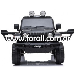 Ηλεκτροκίνητο Παιδικό Αυτοκίνητο Licensed Wrangler Rubicon Διθέσιο 12v Μαύρο 