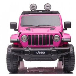 Ηλεκτροκίνητο Παιδικό Αυτοκίνητο Licensed Wrangler Rubicon Διθέσιο 12v ροζ