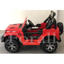 Ηλεκτροκίνητο Παιδικό Αυτοκίνητο Licensed Wrangler Rubicon Διθέσιο 12v Κόκκινο 