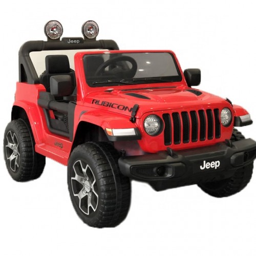 Ηλεκτροκίνητο Παιδικό Αυτοκίνητο Licensed Wrangler Rubicon Διθέσιο 12v Κόκκινο 