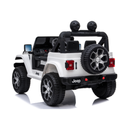 Ηλεκτροκίνητο Παιδικό Αυτοκίνητο Licensed Wrangler Rubicon Διθέσιο 12v Λευκό 