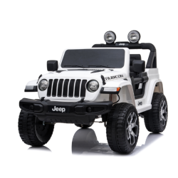 Ηλεκτροκίνητο Παιδικό Αυτοκίνητο Licensed Wrangler Rubicon Διθέσιο 12v Λευκό 