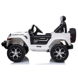Ηλεκτροκίνητο Παιδικό Αυτοκίνητο Licensed Wrangler Rubicon Διθέσιο 12v Λευκό 