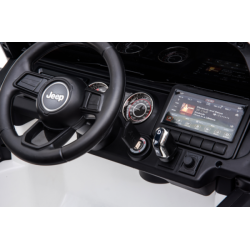 Ηλεκτροκίνητο Παιδικό Αυτοκίνητο Licensed Wrangler Rubicon Διθέσιο 12v Λευκό 