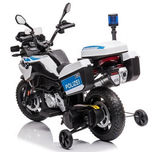 Ηλεκτροκίνητη παιδική μηχανή Διθέσια Licensed BMW F850 GS Police με ελαστικά EVA Λευκή Ηλεκτροκίνητη παιδική μηχανή Διθέσια Licensed BMW F850 GS Police με ελαστικά EVA Λευκή