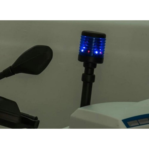 Ηλεκτροκίνητη παιδική μηχανή Διθέσια Licensed BMW F850 GS Police με ελαστικά EVA Λευκή Ηλεκτροκίνητη παιδική μηχανή Διθέσια Licensed BMW F850 GS Police με ελαστικά EVA Λευκή