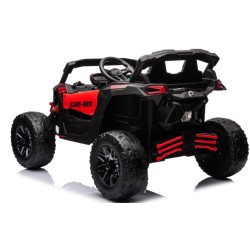 Ηλεκτροκίνητο παιδικό αυτοκίνητο Licensed Can AM Maverick UTV 12V σε κόκκινο