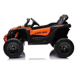 Ηλεκτροκίνητο παιδικό αυτοκίνητο Licensed Can AM Maverick UTV 12V σε πορτοκαλί