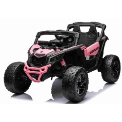Ηλεκτροκίνητο παιδικό αυτοκίνητο Licensed Can AM Maverick UTV 12V σε ροζ