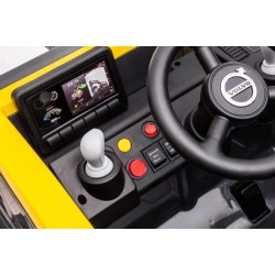 Ηλεκτρικός Παιδικός εκσκαφέας Licensed Volvo 12V με ηλεκτρικό μπράτσο σε κίτρινο χρώμα Ηλεκτρικός Παιδικός εκσκαφέας Licensed Volvo 12V με ηλεκτρικό μπράτσο σε κίτρινο χρώμα