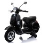 Ηλεκτροκίνητη Παιδική Vespa Licensed Piaggio Vintage 12V Μαύρη 