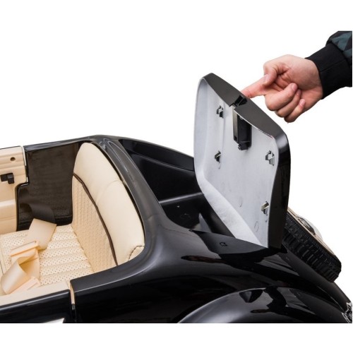 Ηλεκτροκίνητο παιδικό αυτοκίνητο Διθέσιο Vintage Licensed Mercedes Benz Typ 540K 12V σε μαύρο Ηλεκτροκίνητο παιδικό αυτοκίνητο Διθέσιο Vintage Licensed Mercedes Benz Typ 540K 12V σε μαύρο