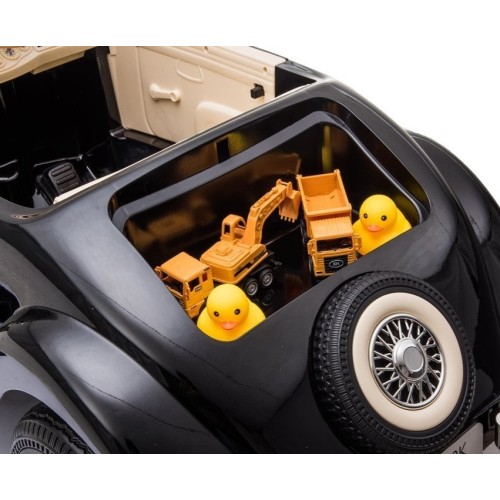 Ηλεκτροκίνητο παιδικό αυτοκίνητο Διθέσιο Vintage Licensed Mercedes Benz Typ 540K 12V σε μαύρο Ηλεκτροκίνητο παιδικό αυτοκίνητο Διθέσιο Vintage Licensed Mercedes Benz Typ 540K 12V σε μαύρο