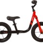 Παιδικό ποδήλατο ισορροπίας Mynat με δερμάτινη σέλα μαύρο κόκκινο