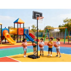 Μπασκέτα Forall ZW003PS με βάση και ρυθμιζόμενο ύψος στεφάνης από 100 έως 305 εκατοστά Μπασκέτα Forall ZW003PS με βάση και ρυθμιζόμενο ύψος στεφάνης από 100 έως 305 εκατοστά