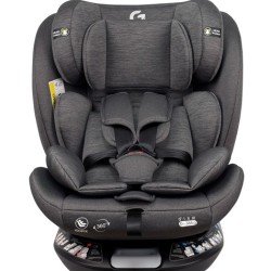 Καθισματάκι αυτοκινήτου G με isofix για βάρος 0 έως 36kg περιστρεφόμενο 360 μοίρες σε γκρι Καθισματάκι αυτοκινήτου G με isofix για βάρος 0 έως 36kg περιστρεφόμενο 360 μοίρες σε γκρι