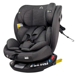 Καθισματάκι αυτοκινήτου G με isofix για βάρος 0 έως 36kg περιστρεφόμενο 360 μοίρες σε γκρι