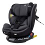 Καθισματάκι αυτοκινήτου G με isofix για βάρος 0 έως 36kg περιστρεφόμενο 360 μοίρες σε γκρι μαύρο