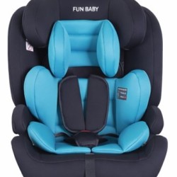 Καθισματάκι αυτοκινήτου FUN BABY με isofix για βάρος 9 έως 36kg μαύρο γαλάζιο