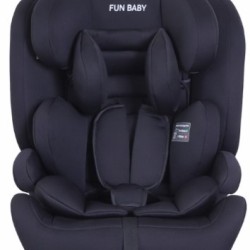 Καθισματάκι αυτοκινήτου FUN BABY με isofix για βάρος 9 έως 36kg μαύρο
