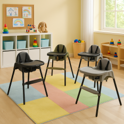 Καρεκλάκι φαγητού FunBaby 2 σε 1 με πλαστικό σκελετό και κάθισμα απο 6 μηνών έως 15 κιλά σε λαδί χρώμα Καρεκλάκι φαγητού FunBaby 2 σε 1 με πλαστικό σκελετό και κάθισμα απο 6 μηνών έως 15 κιλά σε λαδί χρώμα