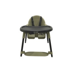 Καρεκλάκι φαγητού FunBaby 2 σε 1 με πλαστικό σκελετό και κάθισμα  απο 6 μηνών έως 15 κιλά σε λαδί χρώμα