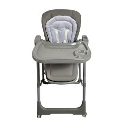 Ηλεκτρικό καρεκλάκι φαγητού Galaxy 3 σε 1 με ανάκληση δυνατότητα κούνιας bluetooth και χειριστήριο απο 3 μηνών έως 20 κιλά σε γκρι χρώμα