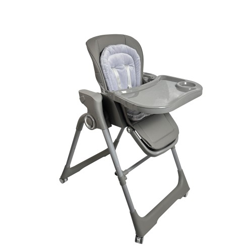 Ηλεκτρικό καρεκλάκι φαγητού Galaxy 3 σε 1 με ανάκληση δυνατότητα κούνιας bluetooth και χειριστήριο απο 3 μηνών έως 20 κιλά σε γκρι χρώμα