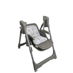 Ηλεκτρικό καρεκλάκι φαγητού Galaxy 3 σε 1 με ανάκληση δυνατότητα κούνιας bluetooth και χειριστήριο απο 3 μηνών έως 20 κιλά σε γκρι χρώμα