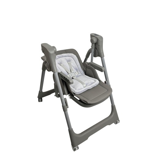Ηλεκτρικό καρεκλάκι φαγητού Galaxy 3 σε 1 με ανάκληση δυνατότητα κούνιας bluetooth και χειριστήριο απο 3 μηνών έως 20 κιλά σε γκρι χρώμα
