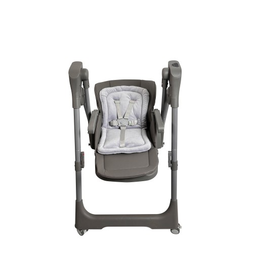 Ηλεκτρικό καρεκλάκι φαγητού Galaxy 3 σε 1 με ανάκληση δυνατότητα κούνιας bluetooth και χειριστήριο απο 3 μηνών έως 20 κιλά σε γκρι χρώμα