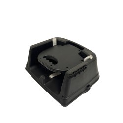 Καρεκλάκι φαγητού Moon 3 σε 1 με μεταλλικό σκελετό και πλαστικό κάθισμα με δερματίνη απο 6 μηνών έως 15 κιλά σε μαύρο χρώμα