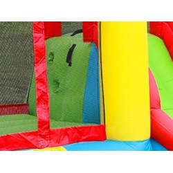 Φουσκωτό Τραμπολίνο με τσουλήθρα μπασκέτα μπαλοπισίνα και αναρρίχηση