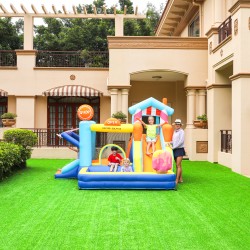 Doctor Dolphin Φουσκωτό Τραμπολίνο με δύο τσουλήθρες αναρρίχηση και μπαλοπισίνα