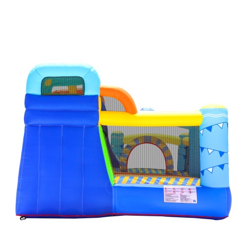 Doctor Dolphin Φουσκωτό Τραμπολίνο με τσουλήθρα και αναρρίχηση